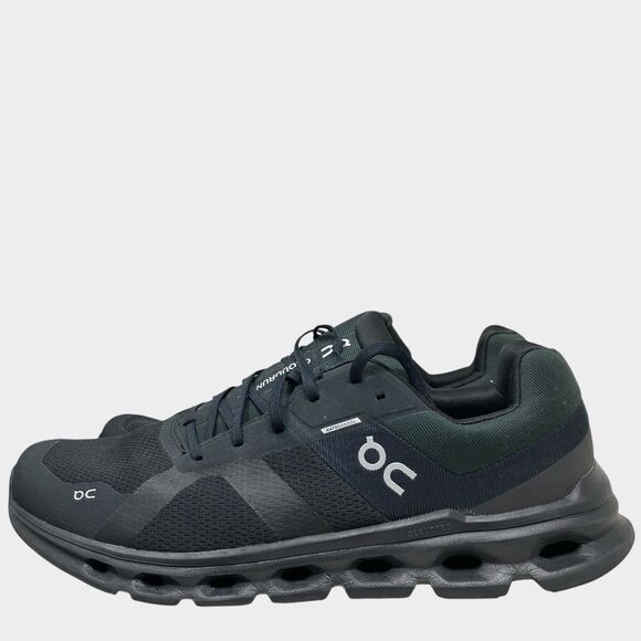 On Cloud Sneakers Mens 14 Black Cloudrunner Lightweight Run Waterproof 52.98639 - Picture 4 of 10